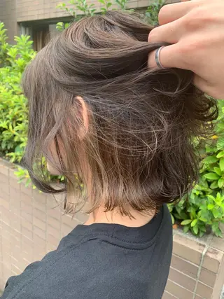 ミディアム カラー 🌈re-room EIKI🇰🇷のヘアスタイル