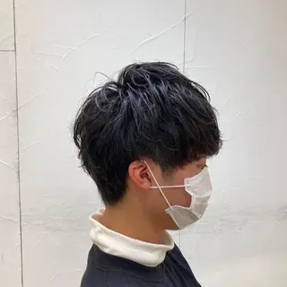 ショート パーマ メンズ メンズ特化型美容師 栗山勇人のヘアスタイル