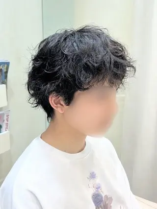 パーマ メンズ 【𝐀𝐬𝐡-池袋 】ひな 🎀💭のヘアスタイル