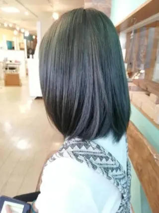 カラー ミディアム 西新美容室 ナチュラルオーブンのヘアスタイル