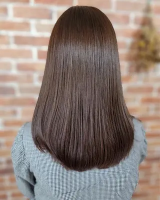 セミロング カラー 木村 純也のヘアスタイル