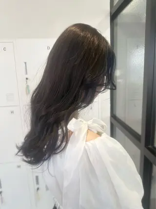 ロング 店長🌟小顔似合わせ デザインカラー◎古田のヘアスタイル