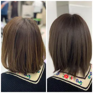 ミディアム ハイトーンデザイン カラー特化🌟木下のヘアスタイル