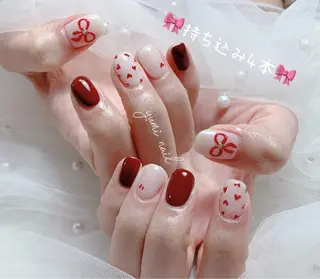 ネイル 𝐲𝐮𝐦𝐢🎀 長さ出しデザイン専門のネイルデザイン