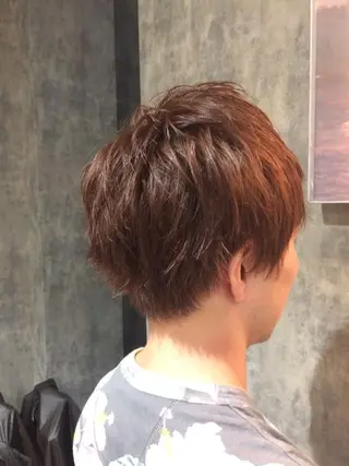 ショート メンズ Kobayashi ハイライト/ショートのヘアスタイル