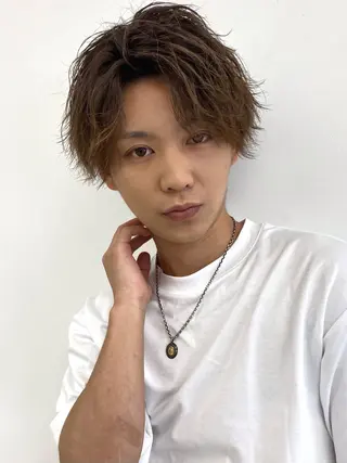 ミディアム カラー メンズ メンズカット/パーマ Yoshiのヘアスタイル