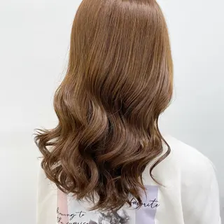 セミロング カラー レイヤー/韓国❣️ 髪質改善/亘紘輝のヘアスタイル