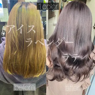 セミロング カラー PSY(サイ)所属・PSY(サイ)池袋 金田尚久🎨のヘアスタイル