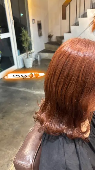 ミディアム 岩品 和花のヘアスタイル