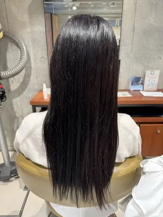 カラー 艶カラー 梨菜💜のヘアスタイル