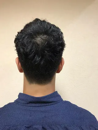 メンズ 透明感カラー・ 髪質改善🩵イケダのヘアスタイル