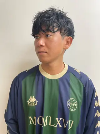 パーマ メンズ Terve.竹内 視咲のヘアスタイル