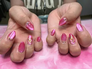 ミディアム hs nail salonのネイルデザイン