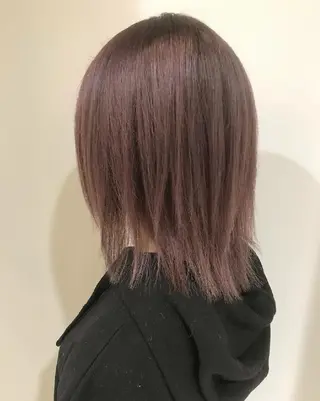 カラー ミディアム 竹内啓太 ボブのヘアスタイル