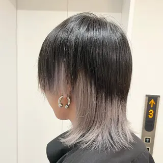 ショート カラー ハイトーン/ ウルフ/suzuhaのヘアスタイル