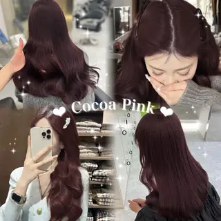 ロング カラー ヘアアレンジ 🫧🎀うる艶暖色 🏹Nanako🎀のヘアスタイル