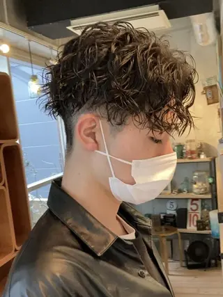 ショート パーマ メンズ fifth  SAKAE所属・SENTA✨メンズ パーマ✨fifth栄のヘアスタイル