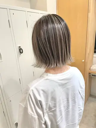 ショート カラー 田中大星 /ボブ 縮毛矯正のヘアスタイル