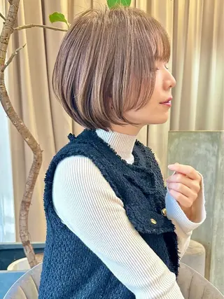 ショート hair salon Ranun髪質改善のヘアスタイル