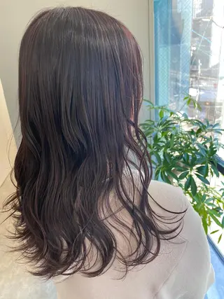 ミディアム カラー ヘアアレンジ ボブ /ニュアンス/ satomi🧸💖のヘアスタイル