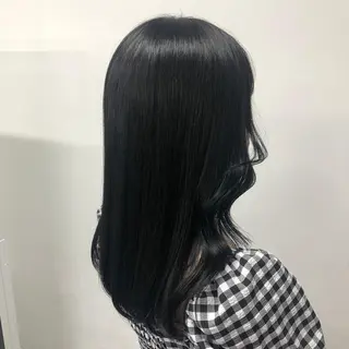 ミディアム カラー Ella所属・nana【艶髪】/ レイヤー/縮毛矯正のヘアスタイル