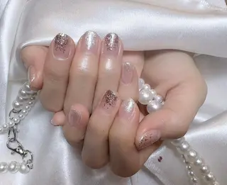 ネイル RAFFINE 月🦋🩵のネイルデザイン