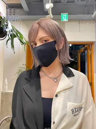 ミディアム カラー 村田 りょうやのヘアスタイル