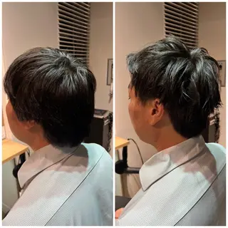 ショート メンズ ツキダテ ユイのヘアスタイル