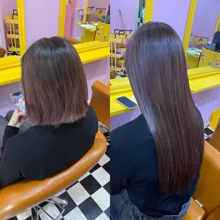 ミディアム チビ編み込みエクステ どぅ〜す/YUIのヘアスタイル