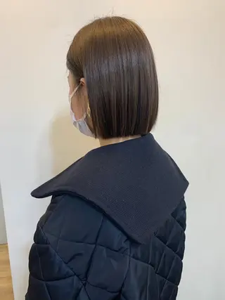 ショート カラー 神戸ボブ✂️ ioe三宮/田 伸佳のヘアスタイル