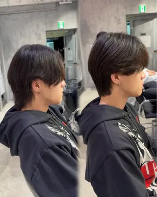 メンズ 曲がる縮毛矯正/メン ズパーマ/シュントのヘアスタイル