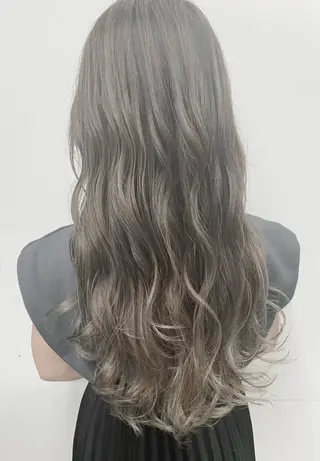 ロング カラー ヘアアレンジ 竹内ケンゴ🇰🇷 EIGHT藤沢のヘアスタイル