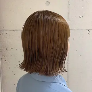 ミディアム カラー 🦖Maho🦖 ブリーチカラーのヘアスタイル