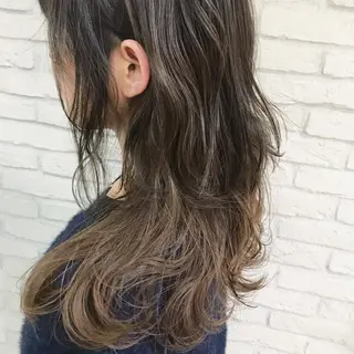 ロング カラー 横浜🍒ルーツカラー エクステ／RIEのヘアスタイル