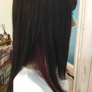 ロング カラー embrace エンブレイスのヘアスタイル