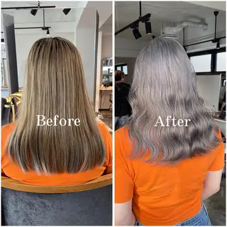 ロング カラー ムラ修正/ ハイトーン💖Riaのヘアスタイル