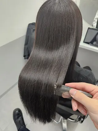 セミロング 【髪質改善美容師】t occa茨木篠原健太のヘアスタイル