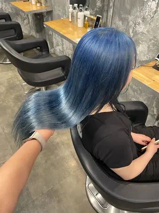ロング カラー ハイトーン 横浜💞ミオのヘアスタイル