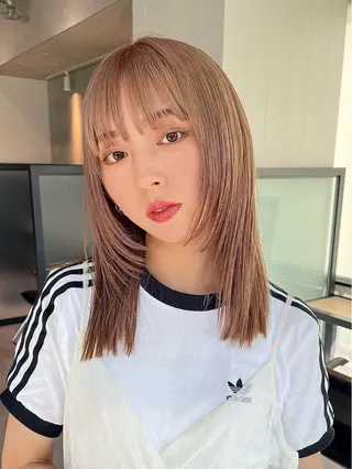 ミディアム パーマ Kouta/似合わせ /パーマ/カラーのヘアスタイル