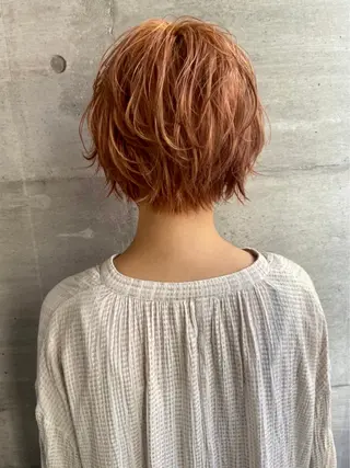 ショート カラー 江上拓郎/ショート /酸性ストレートのヘアスタイル