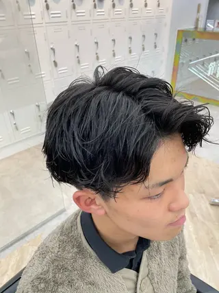 ショート パーマ メンズ fifth  SAKAE所属・SENTA✨メンズ パーマ✨fifth栄のヘアスタイル