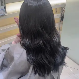 ロング カラー 💖大人韓国ヘア💖 韓国艶カラー【銀座】のヘアスタイル