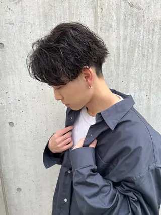 メンズ 圧倒的透明感カラー ⭐️NAOKIのヘアスタイル