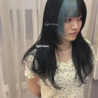 ロング カラー ooit所属・ooitヨシダ ミナミのヘアスタイル