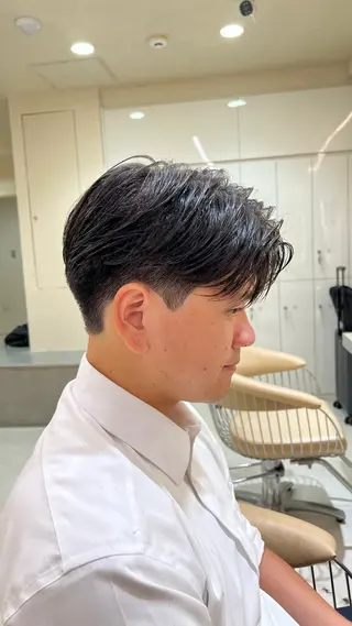 メンズ 横浜/ショート/ レイヤーカットのヘアスタイル