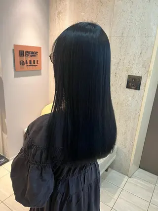 セミロング 奥田 蓮のヘアスタイル