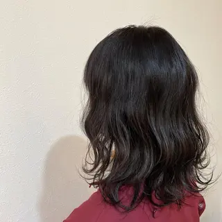 ミディアム ✨髪質改善／艶カラー harunaのヘアスタイル