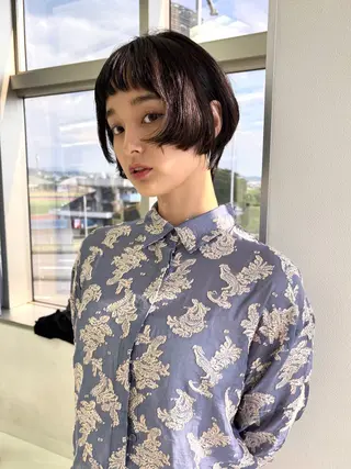 ショート 薬院浄水通/ショート /ボブ/rukaのヘアスタイル