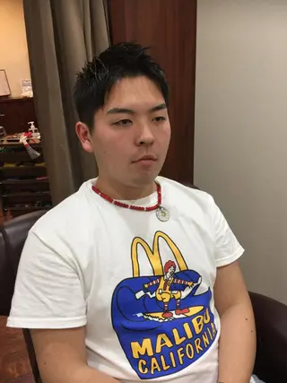 ショート 赤坂barber 古澤慶一郎【モテ髪】のヘアスタイル