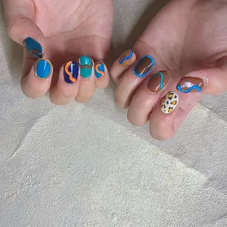 ネイル Amber21.所属・Nagahama Akariのネイルデザイン